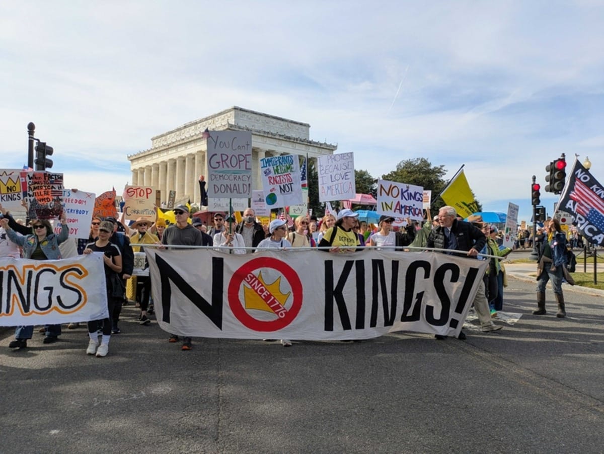 No kings protest in dc