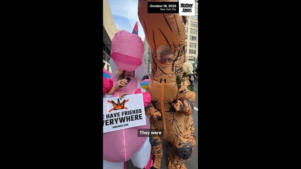 No kings manhattan had lots of inflatable animals running around