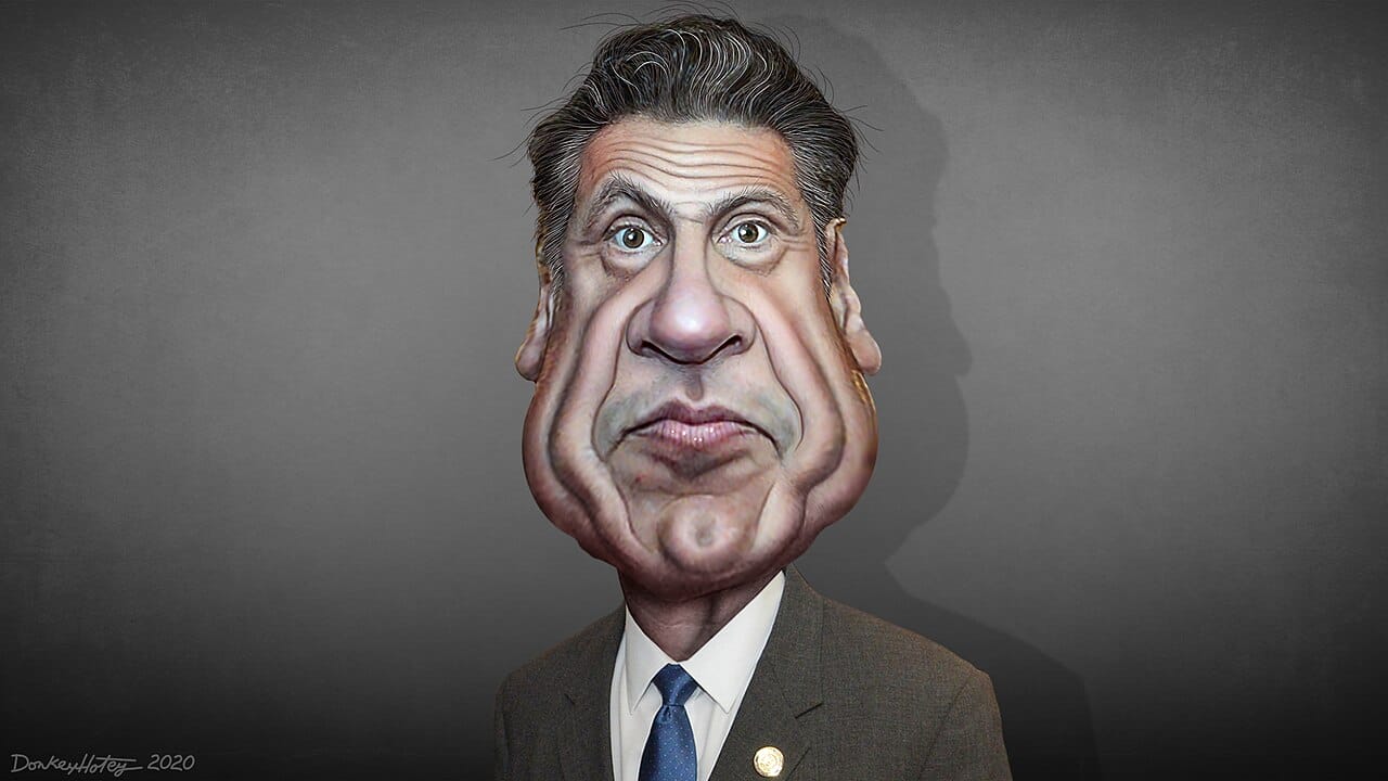 Caricature of andrew cuomo islamaphobe