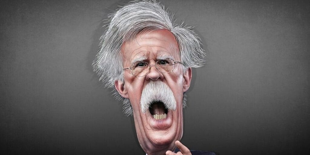 John bolton indicted caricature