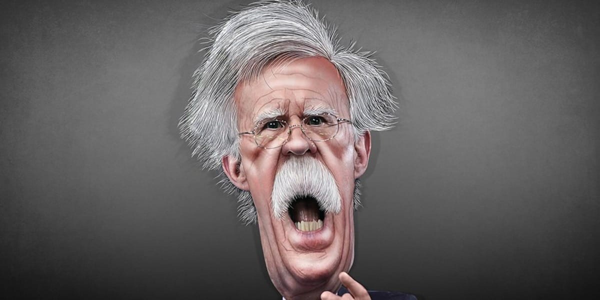 John bolton indicted caricature
