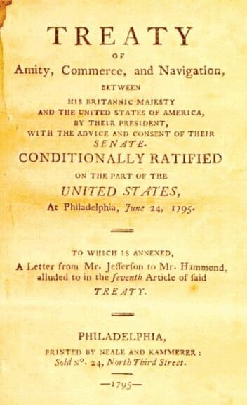 Customs-free trade corridor jay treaty of 1974