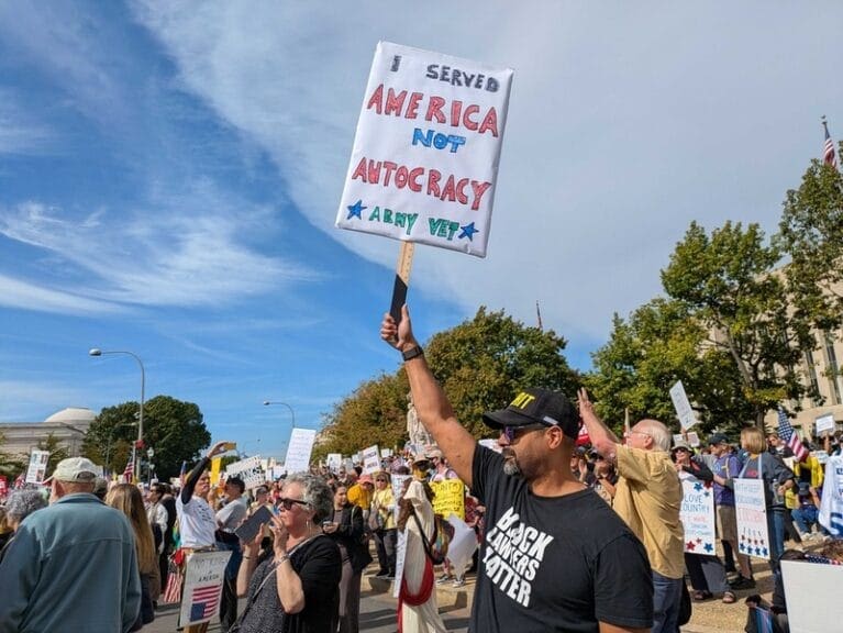 No kings protest in dc