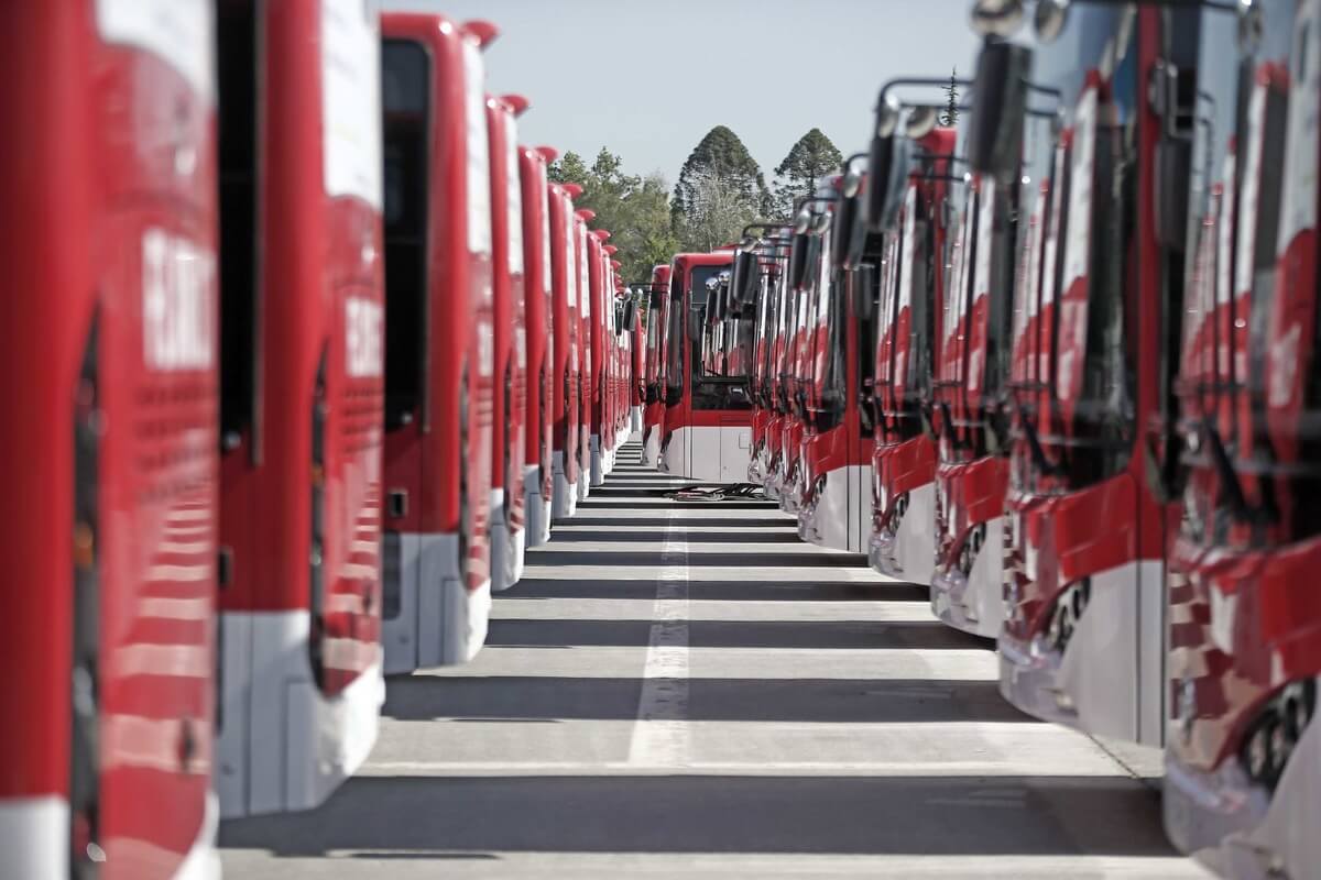 Fleet of evs in chile