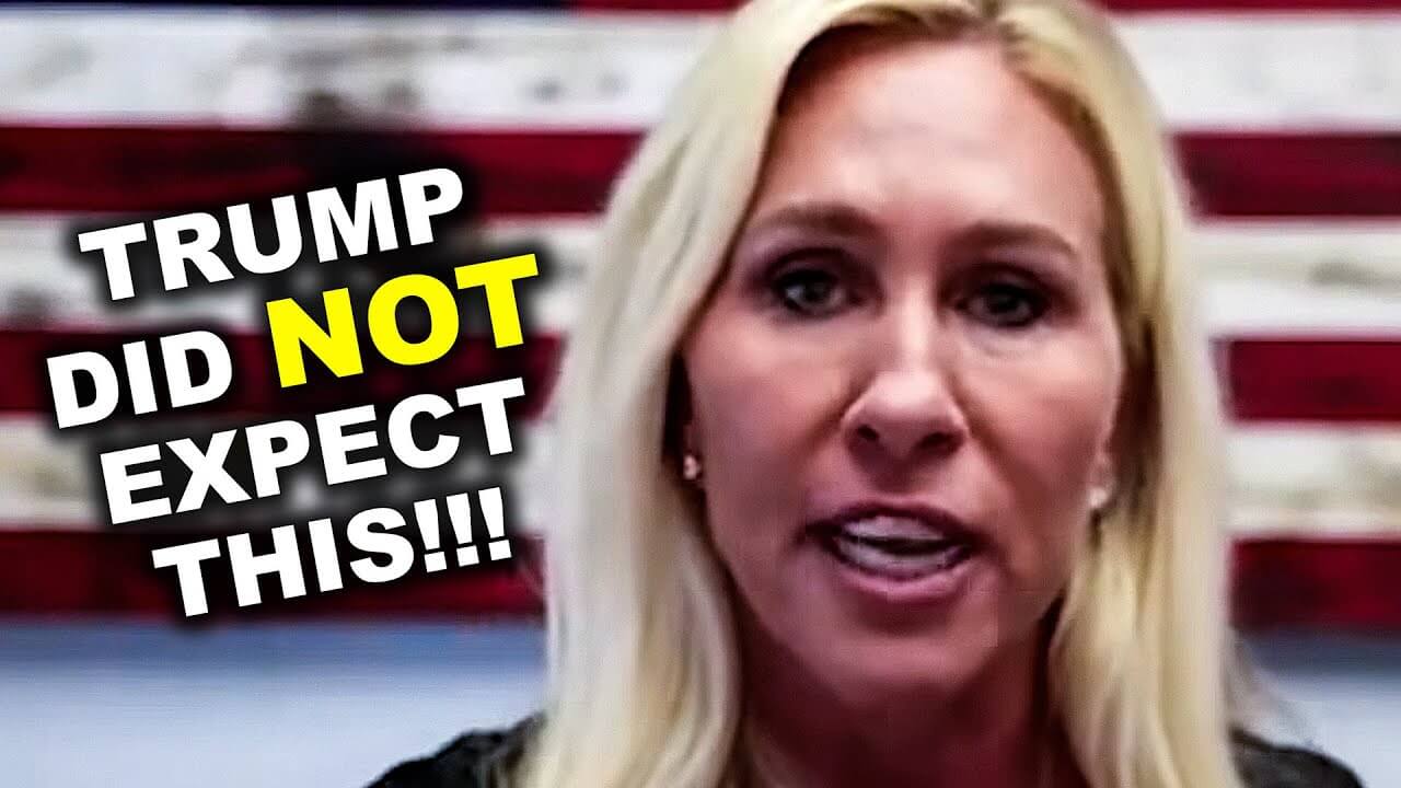 Marjorie taylor green hits trump