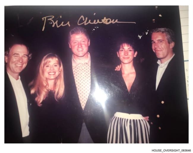 Bill clinton and jeffrey epstein