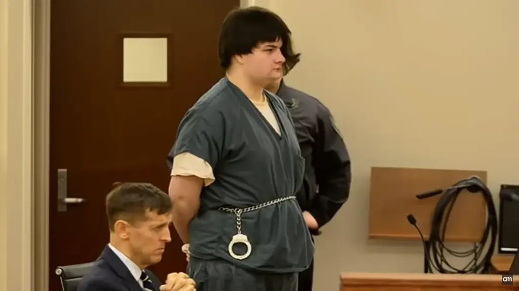 Balcer at her sentencing in 2018.