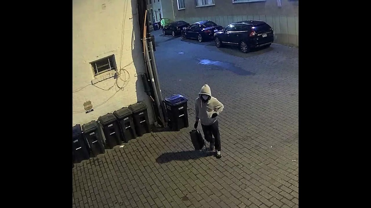 Dc pipe bomber surveillance camera footage released by the fbi.