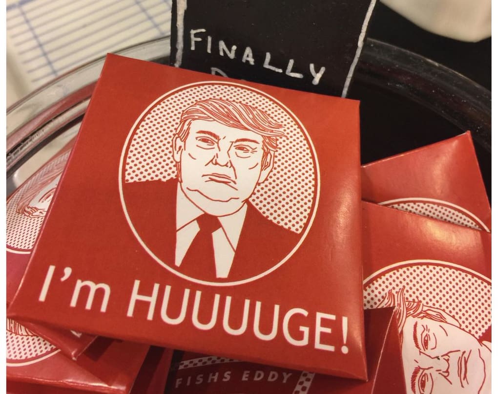 Basket of trump condoms from epstein photos