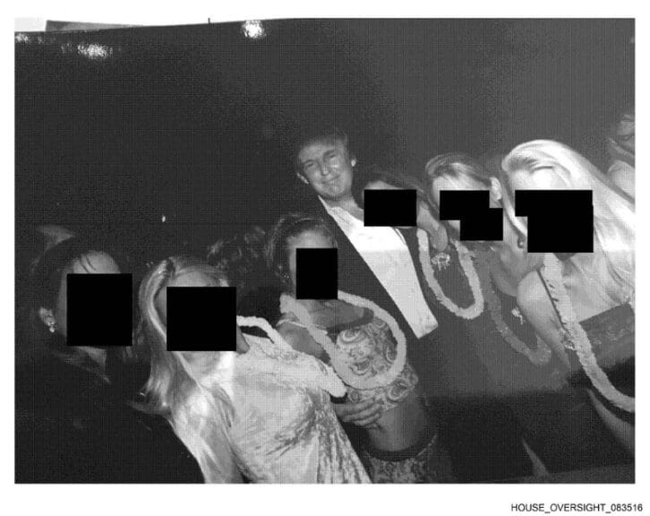 Donald trump with ladies
