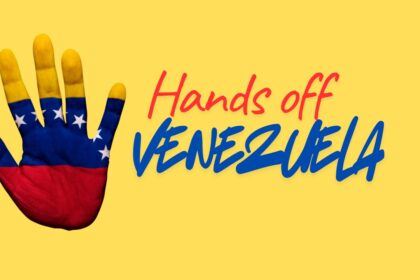 Protests throughout the U.S. shared the message to Trump:”Hands off Venezuela.”