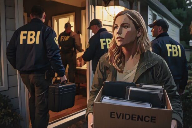 Washington post reporter house searched illustration