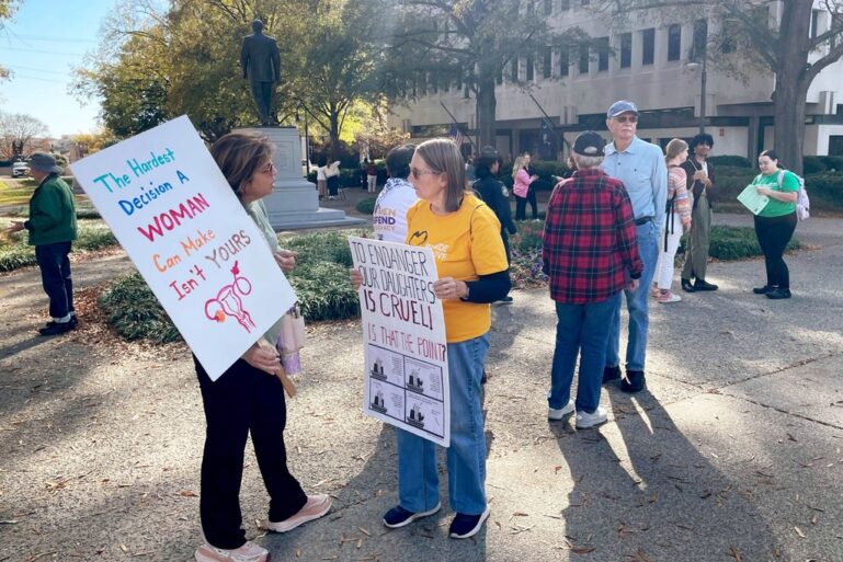 Abortion is homicide protest in south carolina
