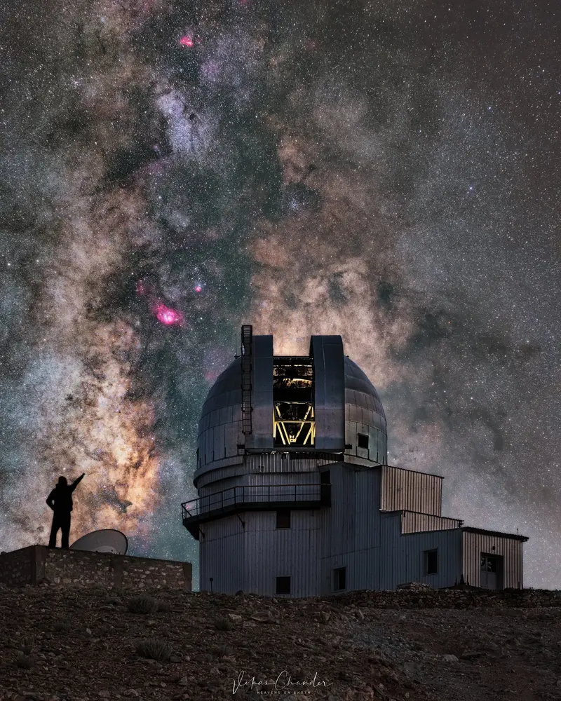 hanle ladakh observatory Giant telescope in hanle, ladakh, india