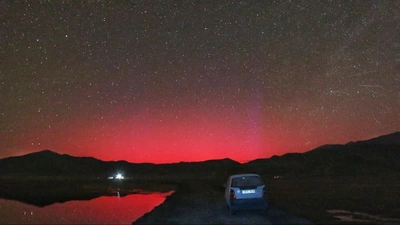 hanle red aurora Red aurora in hanle