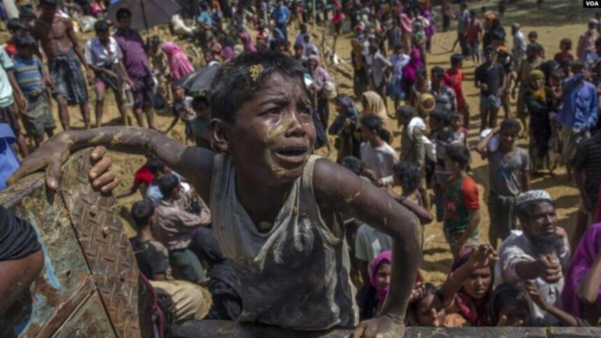 Rohingya camp in cox's bazar, bangladesh
