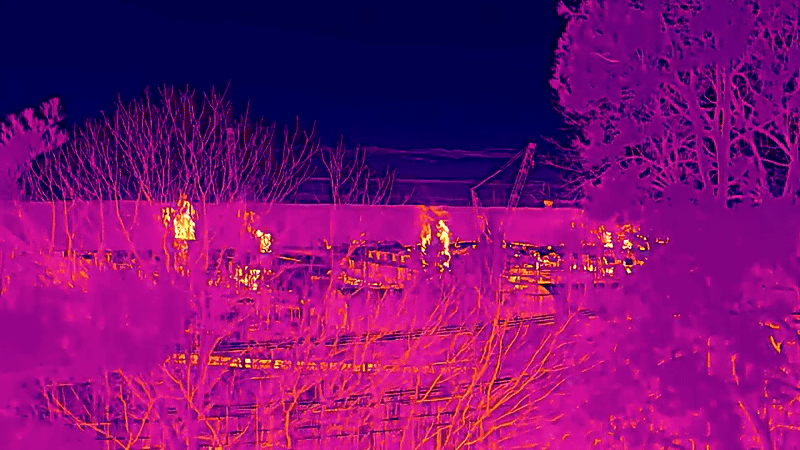 Thermal drone footage of xai