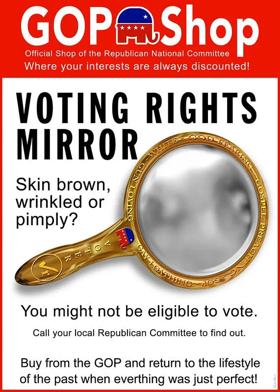voting rights mirror gop Gop voting rights mirror civil rights. All roads lead to the south.