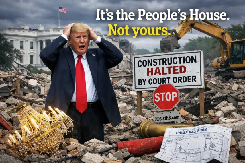 Trump’s ballroom blocked by judge white house correspondents’ dinner shooting might change that