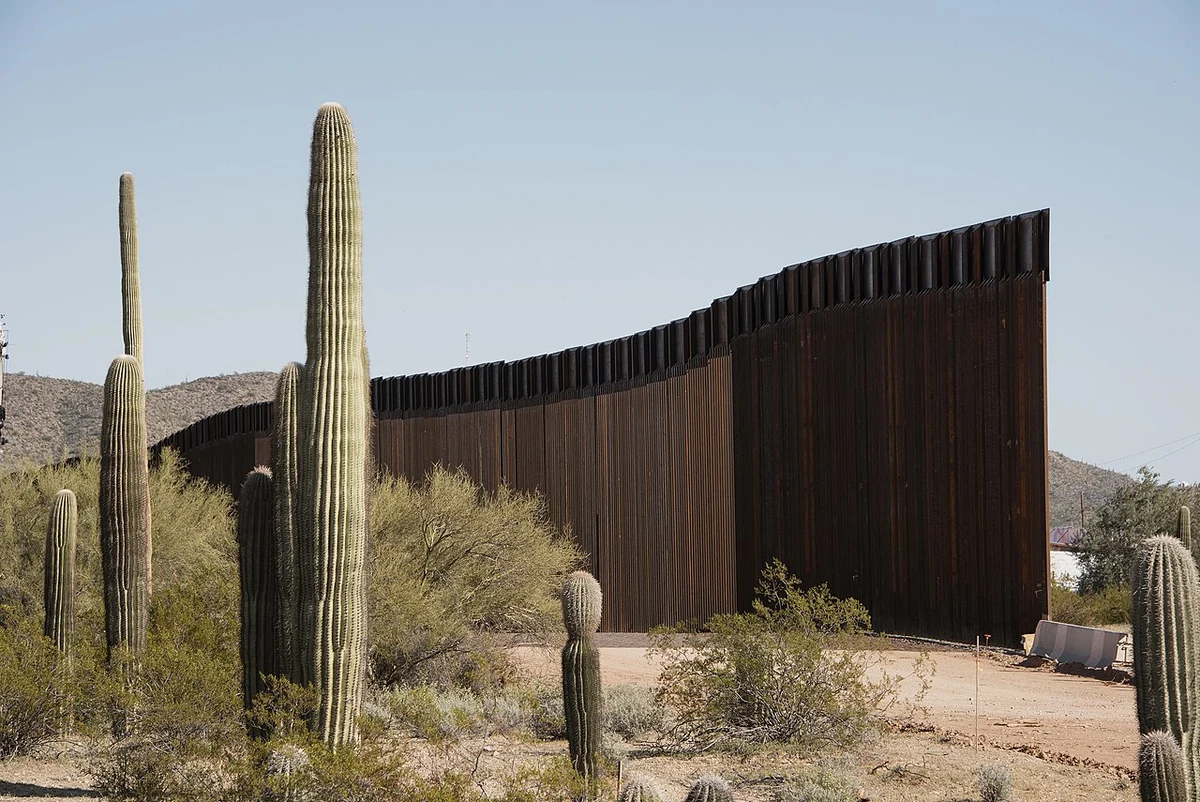 Border wall construction