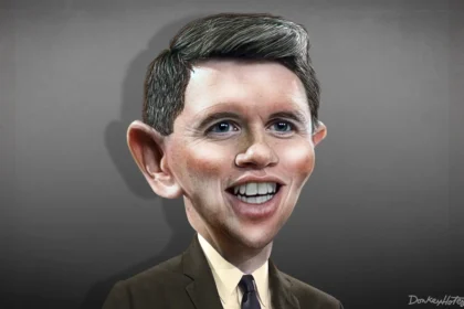 Caricature of James Talarico