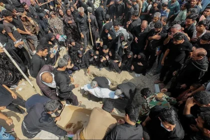 Funeral for child. New evidence in bombing