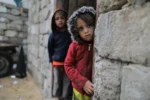 Violence continues in gaza. Children in the war-torn strip