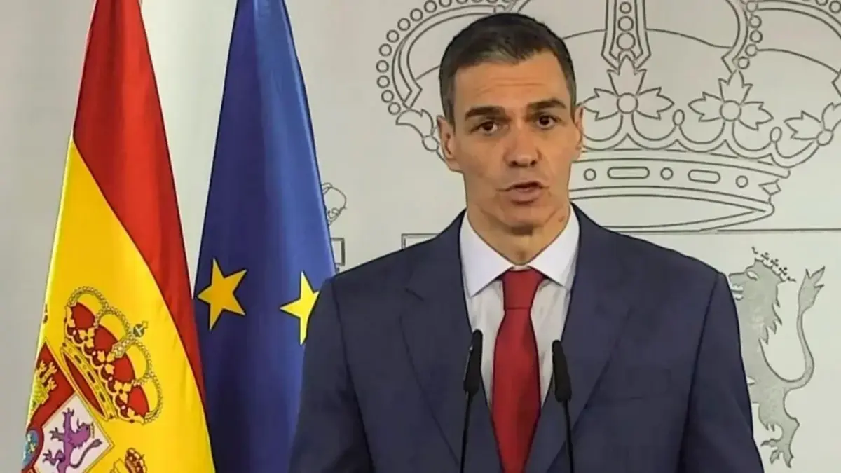 Pedro Sánchez addressed the nation the morning after President Trump said he did not want 'anything to do' with Spain