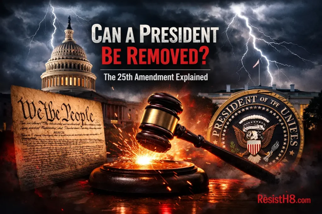 The 25th amendment explained title graphic