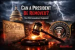 The 25th amendment explained title graphic