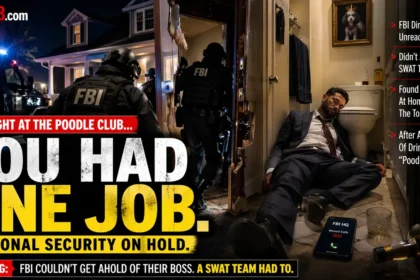 Kash Patel drinking scandal graphic