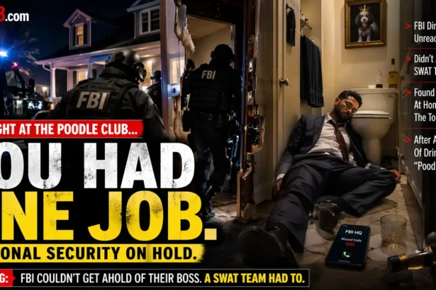 Kash Patel drinking scandal graphic