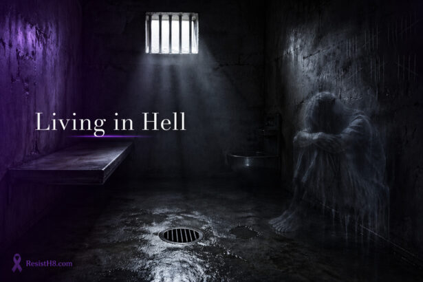 A dark, empty cell with the ghostly memory of the person who suffered inside. Torture in Israeli prisons is common.