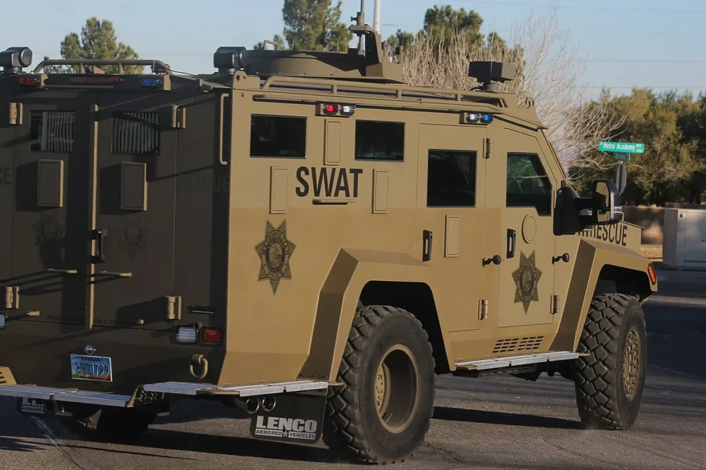 FBI SWAT vehicle