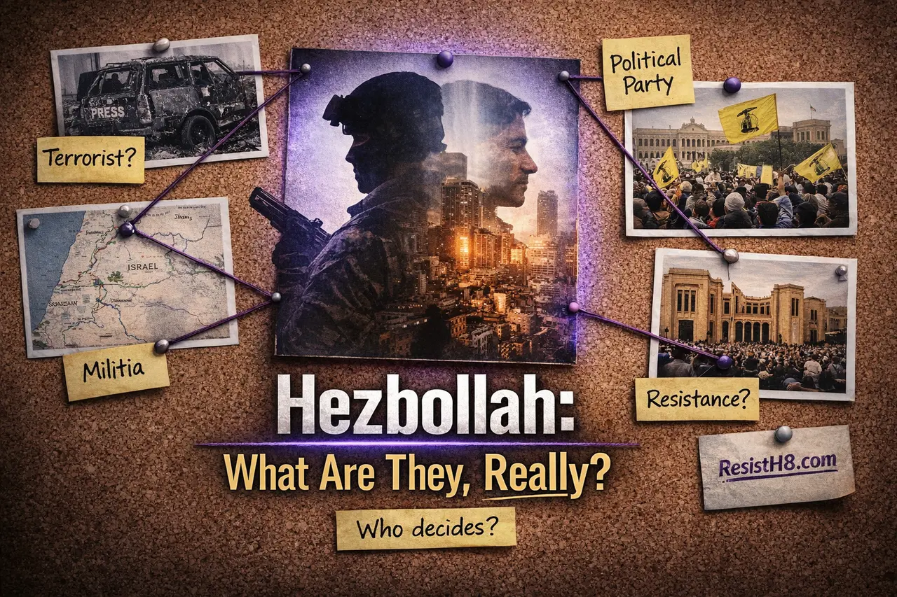 What is Hezbollah? A corkboard full of evidence from our investigation