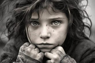 Child in gaza or any other country at war