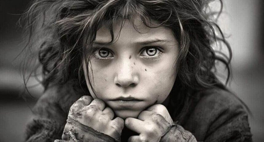 Child in gaza or any other country at war