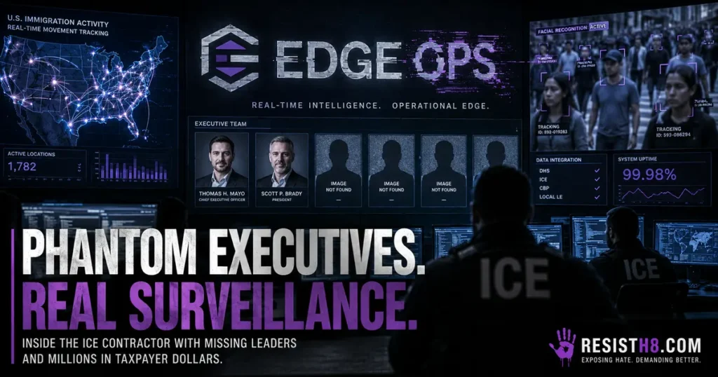 The fake company ice paid $12 million to track immigrants