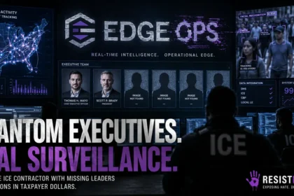The fake company ice paid $12 million to track immigrants
