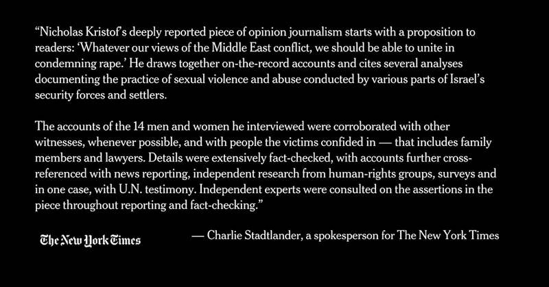 nyt statement Nyt responding to attacks on nicholas kristof’s reporting.