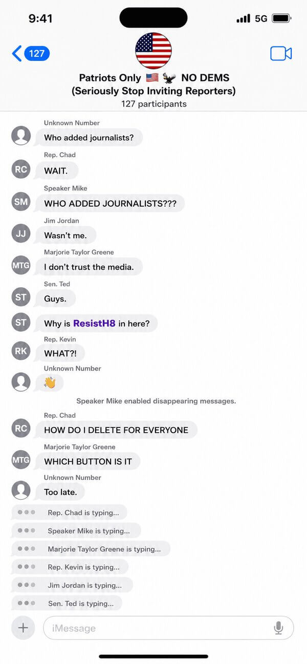 gop group last 2 Fake iphone with text messages from a fake gop group chat