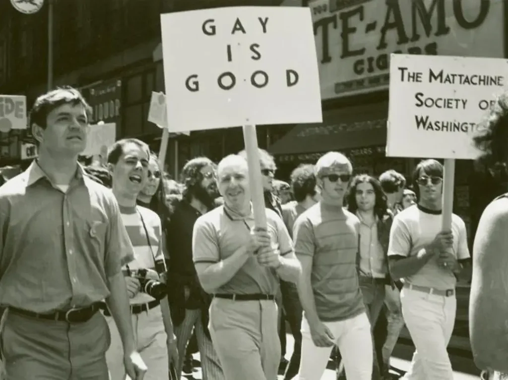 Protest during the lavender scare