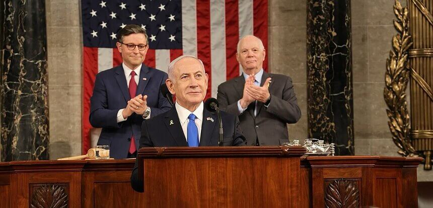 Benjamin netanyahu addresses congress