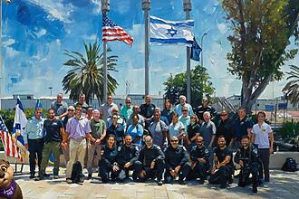 Israeli forces train american police like these officers from atlanta