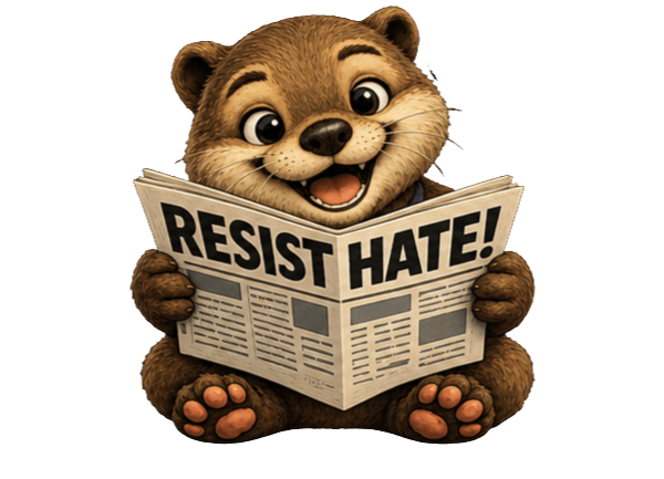 Pax the otter from resist hate