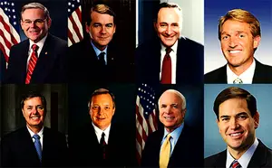 Members of the gang of eight